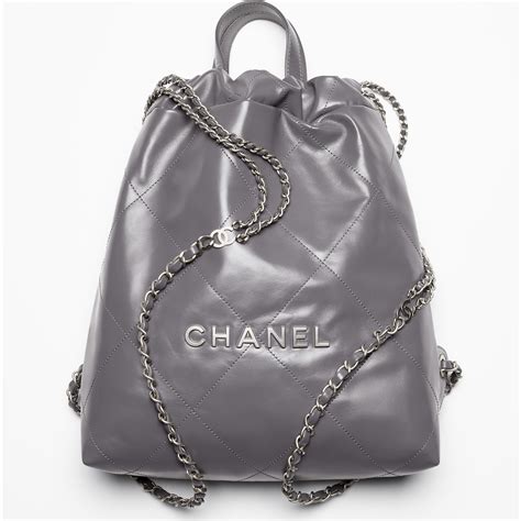 chanel 22 gray|CHANEL 22 .